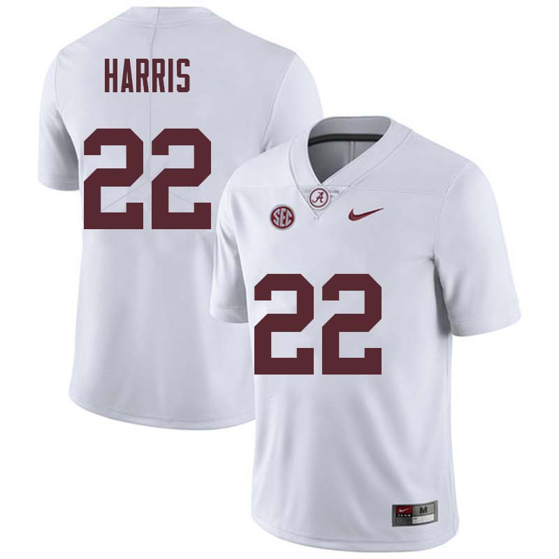 Men #22 Najee Harris Alabama Crimson Tide College Football Jerseys Sale-White